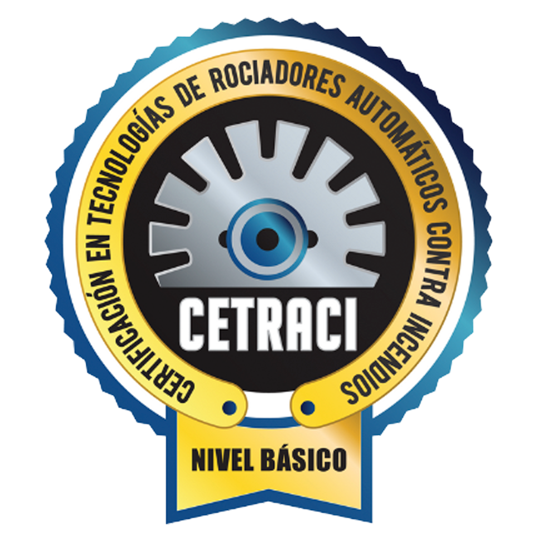 CETRACI, certificación en tecnologías de rociadores automáticos contra incendios, nivel básico